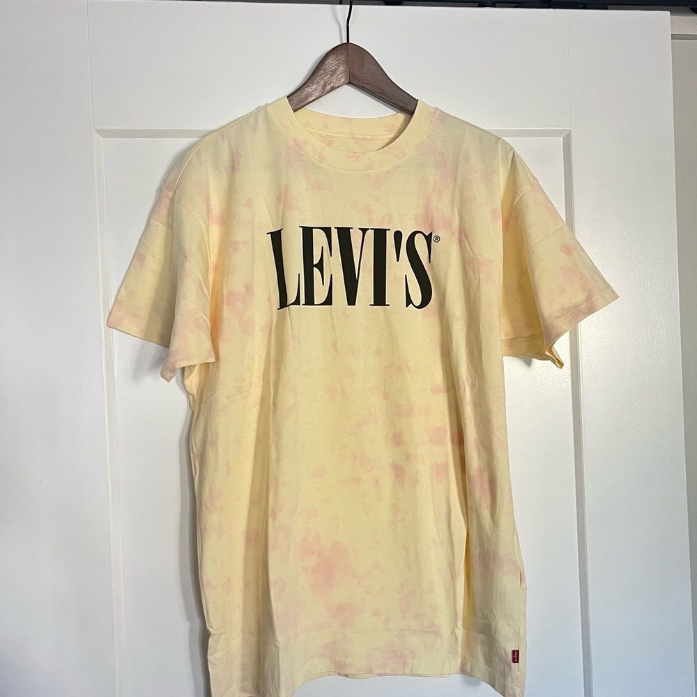 Levi's Tie-Dye T-Shirt with Logo Print - Size S - NWOT